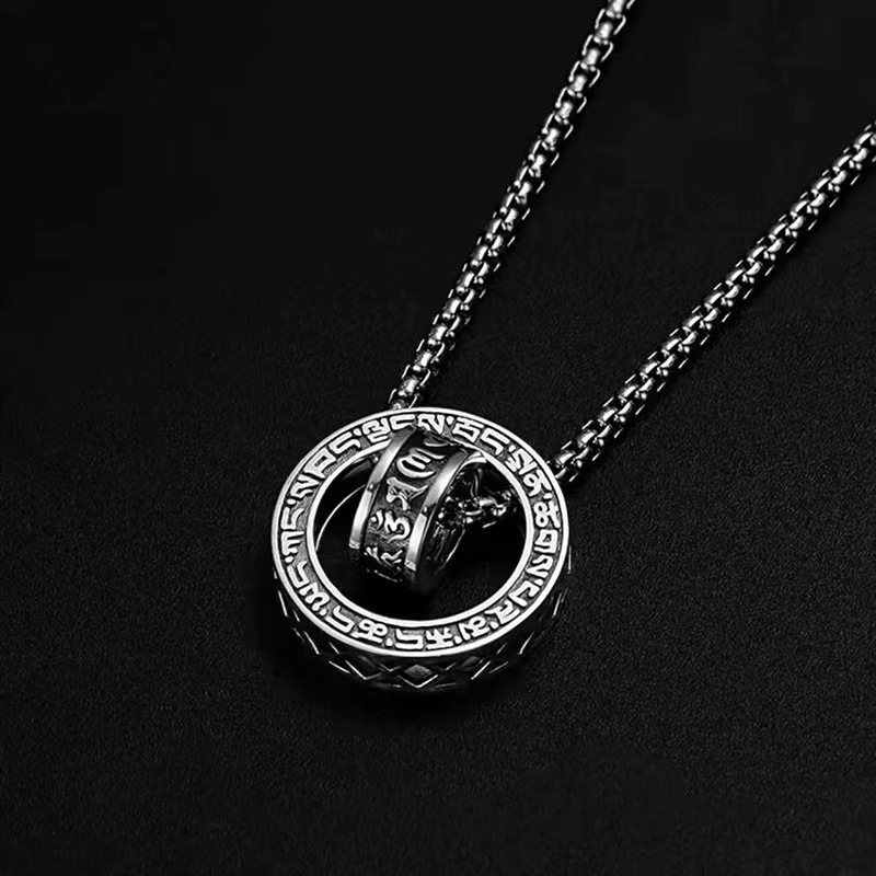 925 Sterling Silver Chain Necklace Men - จี้สร้อยคอเงินแท้ 925 สไตล์วินเทจฮิปฮอปสำหรับผู้หญิงผู้ชายงานแต่งงานเครื่องประดับแฟชั่นคลาสสิกของขวัญปาร์ตี้