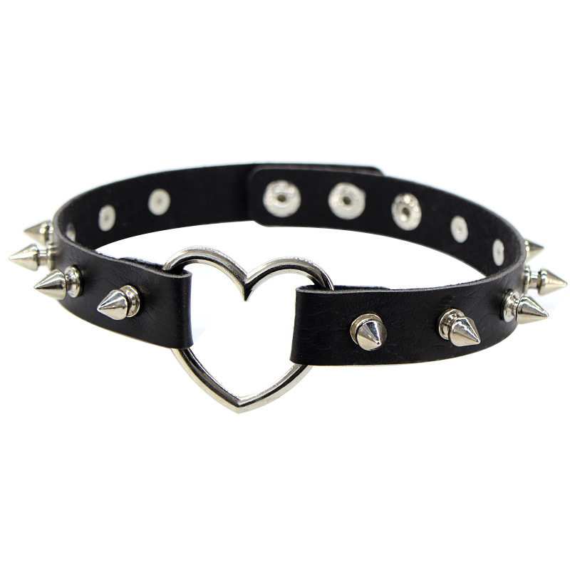 Goth Punk Spike Choker - เซ็กซี่Spike PunkคอหนังChokerสร้อยคอBondage Gothเครื่องประดับผู้หญิงปาร์ตี้คลับGothicสร้อยคออุปกรณ์เสริมเทศกาลChoker
