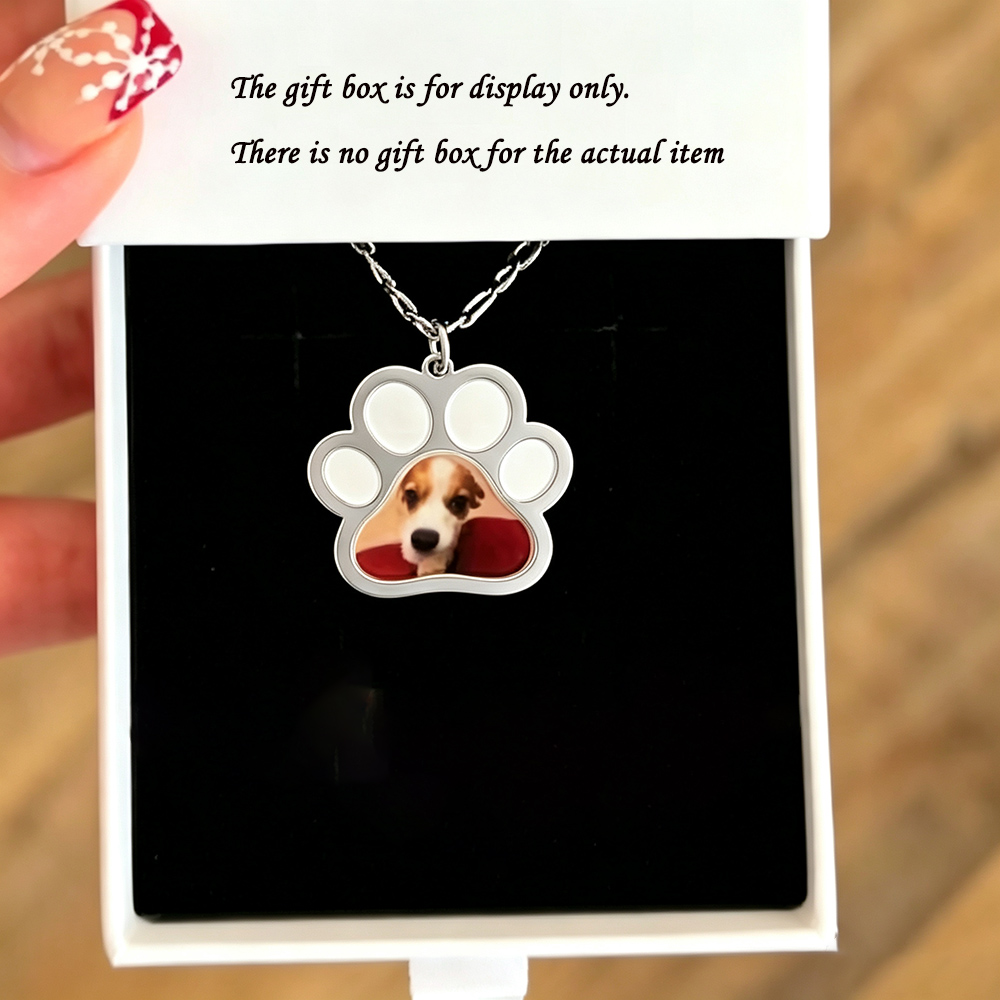 สร้อยคอพร้อมจี้รูปอุ้งเท้าสัตว - Custom Name Necklace Stainless Steel บทวิจารณ์และราคา