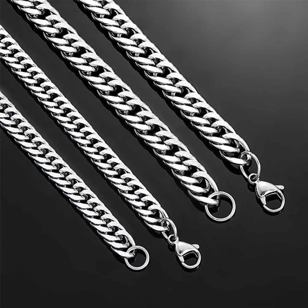 HIYEE 3 มม./4 มม./5 มม./6 มม./ - Cuban Link Chain 12Mm บทวิจารณ์และราคา