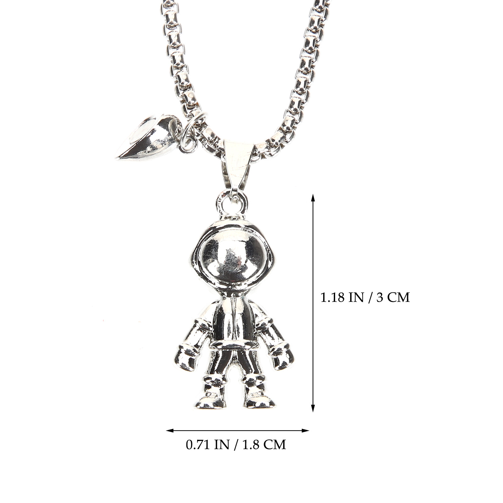 สร้อยคอคู่รัก 1 คู่ จี้รูปนักบ - Magnetic Couple Matching Necklaces บทวิจารณ์และราคา