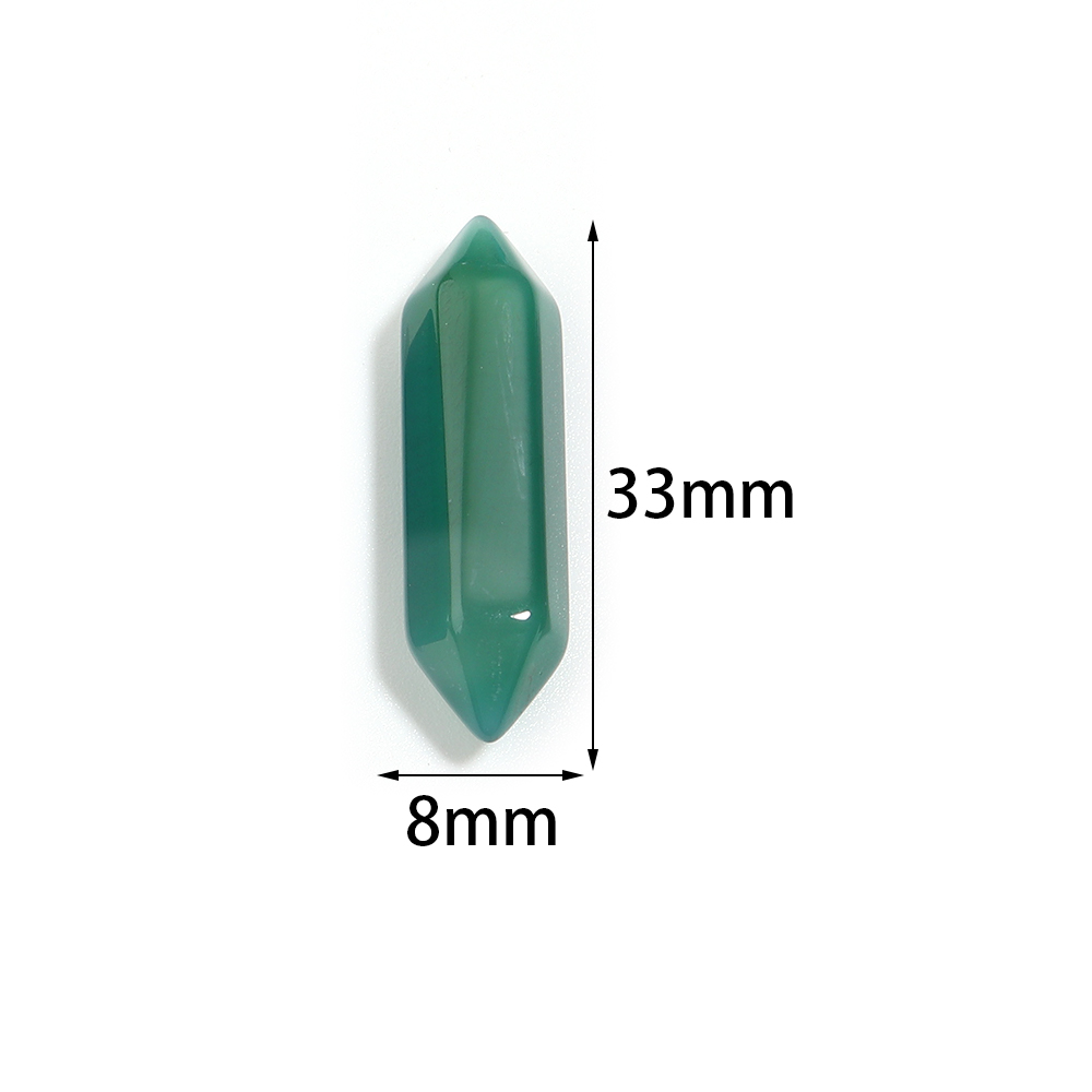 จี้หินควอตซ์ธรรมชาติ 5 ชิ้น รู - Crystal Pendant Necklace Natural Stone บทวิจารณ์และราคา