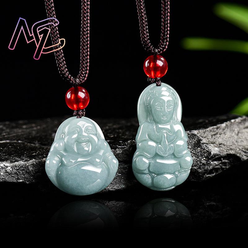 จี้พระกวนอิมหยกพม่า สร้อยคอแบบ - Necklaces บทวิจารณ์และราคา