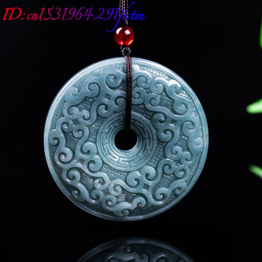 หยกพม่าธรรมชาติจี้ดอกไม้สร้อยค - Necklaces บทวิจารณ์และราคา