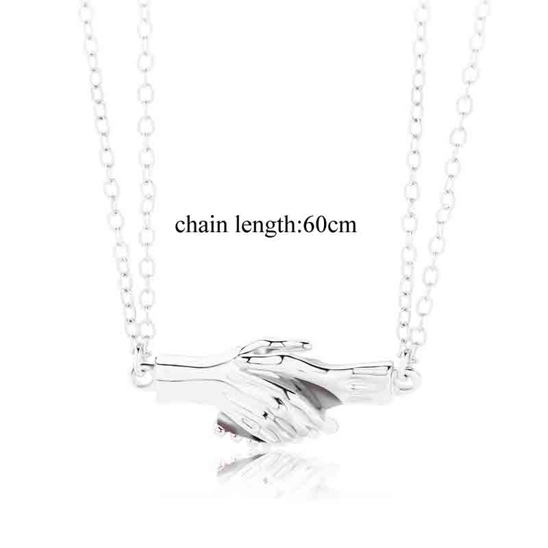 สร้อยคอคู่รักแบบแม่เหล็ก 2 ชิ้ - Magnetic Couple Matching Necklaces บทวิจารณ์และราคา