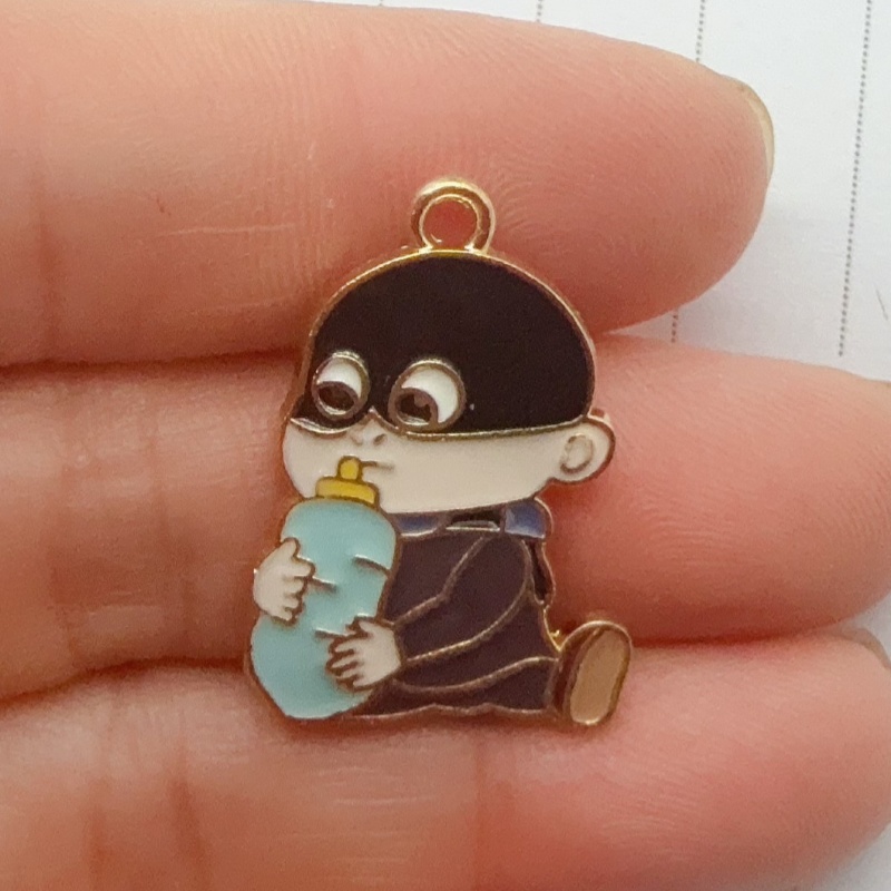 จี้การ์ตูนลายหยดน้ำมันอัลลอยด์ - Earrings บทวิจารณ์และราคา