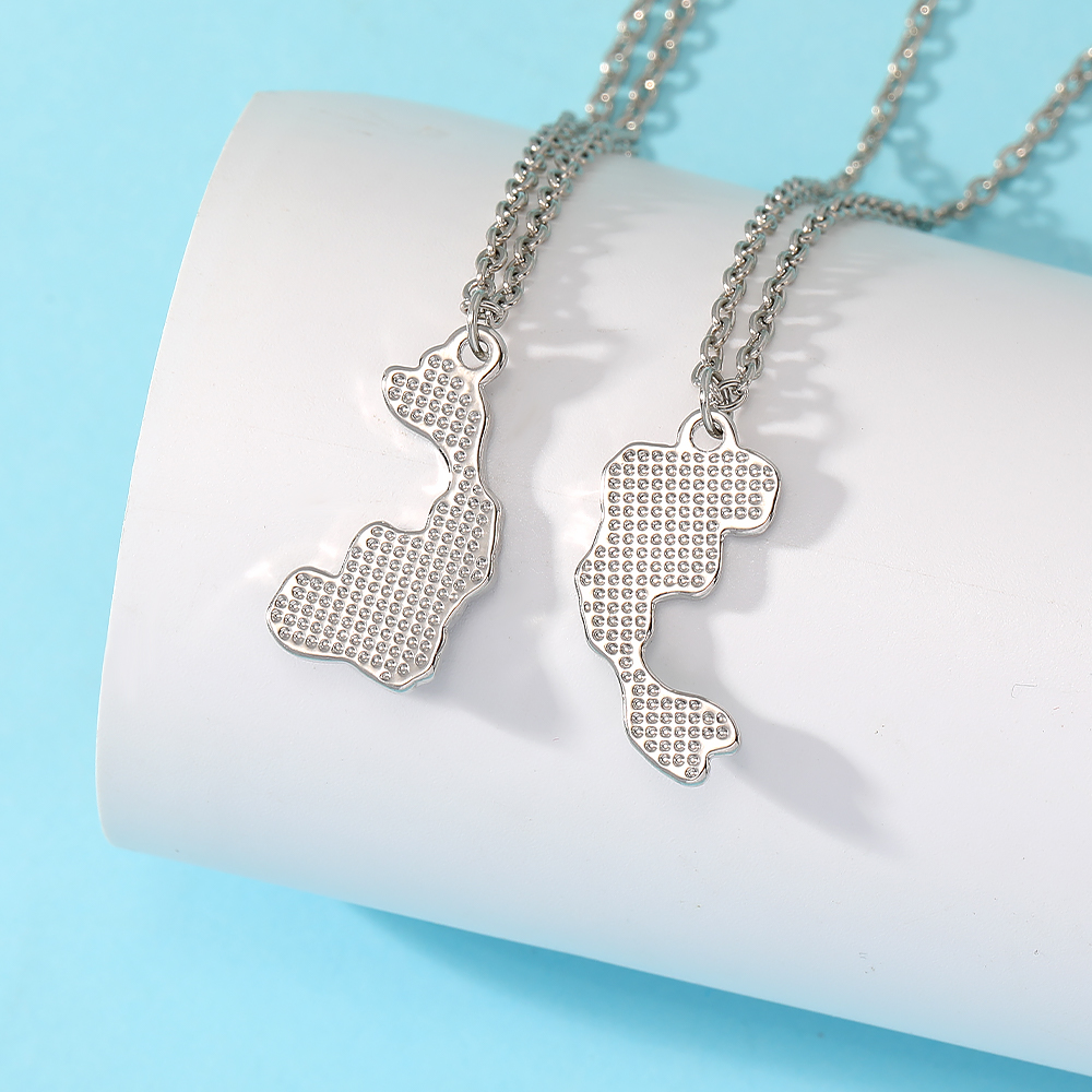 สร้อยคอคู่แม่เหล็กหยินหยาง 2 ช - Magnetic Couple Matching Necklaces บทวิจารณ์และราคา