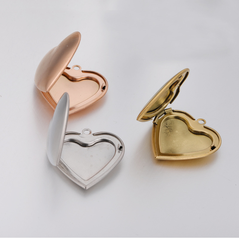 Fnixtar พวงกุญแจกรอบรูปหัวใจ 1 - Heart Locket Necklace Photo บทวิจารณ์และราคา
