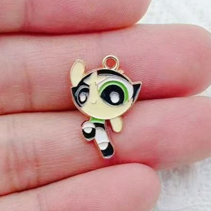 จี้รูปการ์ตูนสาวน้อยเคลือบน้ำม - Earrings บทวิจารณ์และราคา
