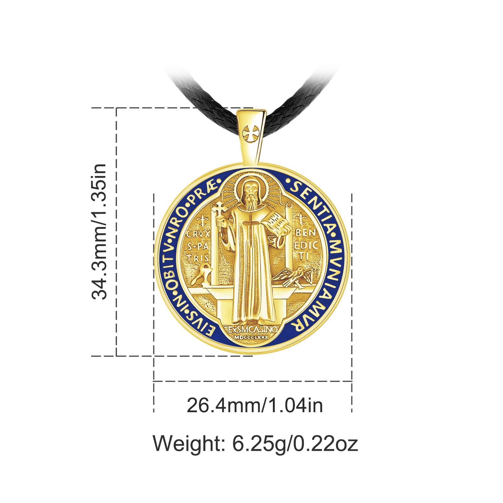 Eudora 925 เงินสเตอร์ลิง Saint - 925 Sterling Silver Chain Necklace Men บทวิจารณ์และราคา