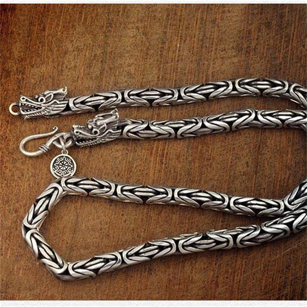 OUYADI สร้อยคอแฟชั่นผู้ชายเงิน - 925 Sterling Silver Chain Necklace Men บทวิจารณ์และราคา