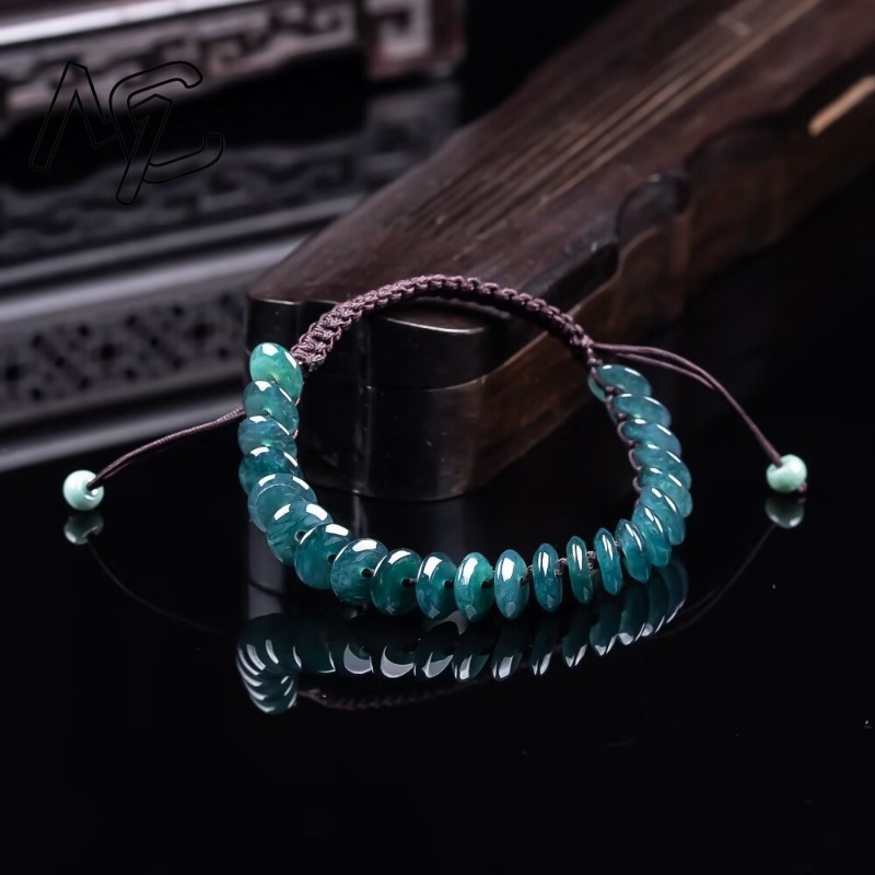 สร้อยข้อมือลูกปัดอะบาคัสสีน้ำเ - Bracelets บทวิจารณ์และราคา