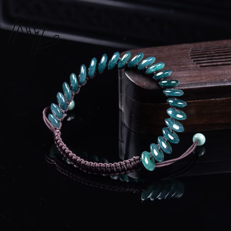 สร้อยข้อมือลูกปัดอะบาคัสสีน้ำเ - Bracelets บทวิจารณ์และราคา