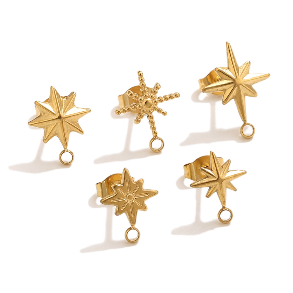 ต่างหูสแตนเลสรูปดาว 6 ชิ้น สำห - Body Jewelry บทวิจารณ์และราคา