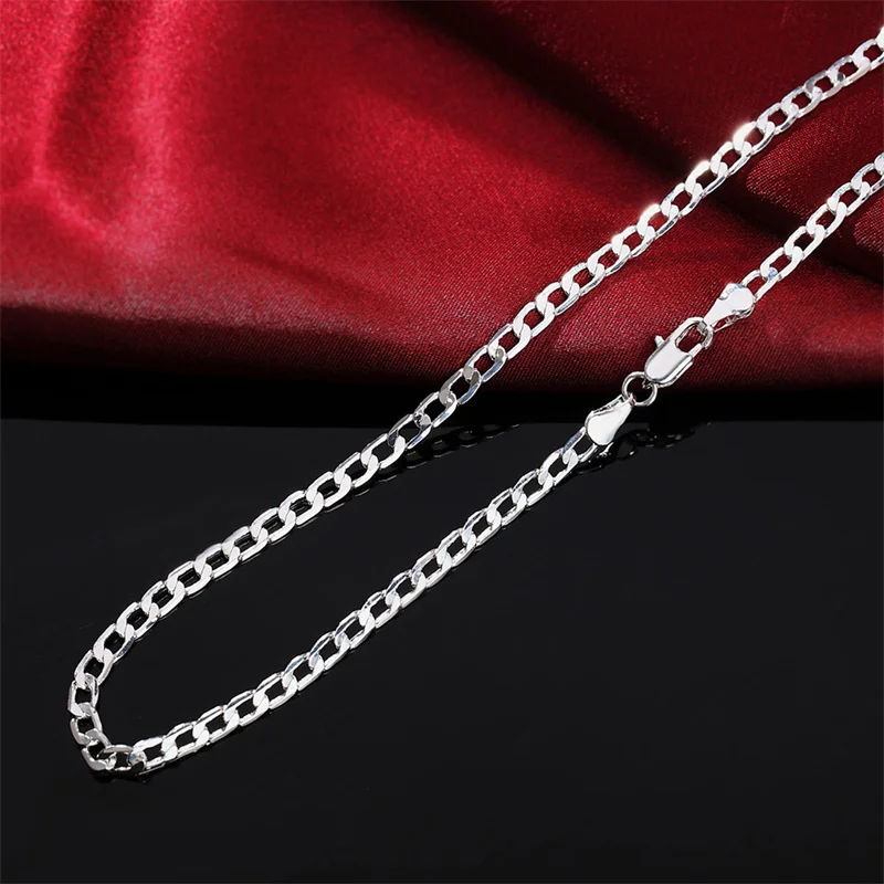 ผู้ชาย 925 สร้อยคอเงิน 2/4/6/8 - Cuban Link Chain 12Mm บทวิจารณ์และราคา