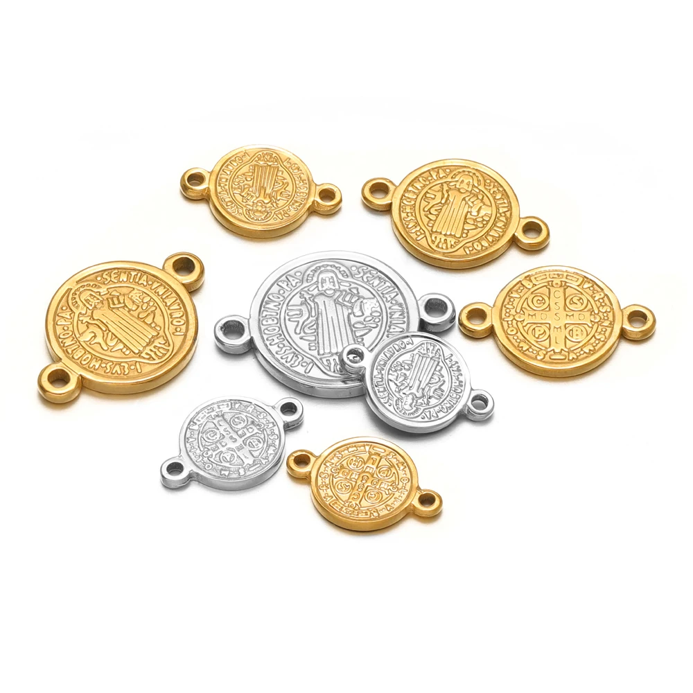 5pcs สแตนเลสสตีลพระเยซู CROSS  - Cross Pendant Necklace Gold บทวิจารณ์และราคา