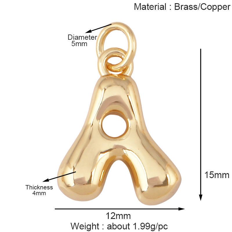 ชุด 3 ชิ้น จี้ตัวอักษร A-Z น่า - Initial Letter Necklace 18K Gold บทวิจารณ์และราคา