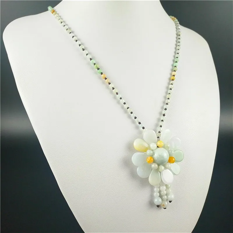 ได้รับการรับรองหยกพม่า Sunflow - Necklaces บทวิจารณ์และราคา