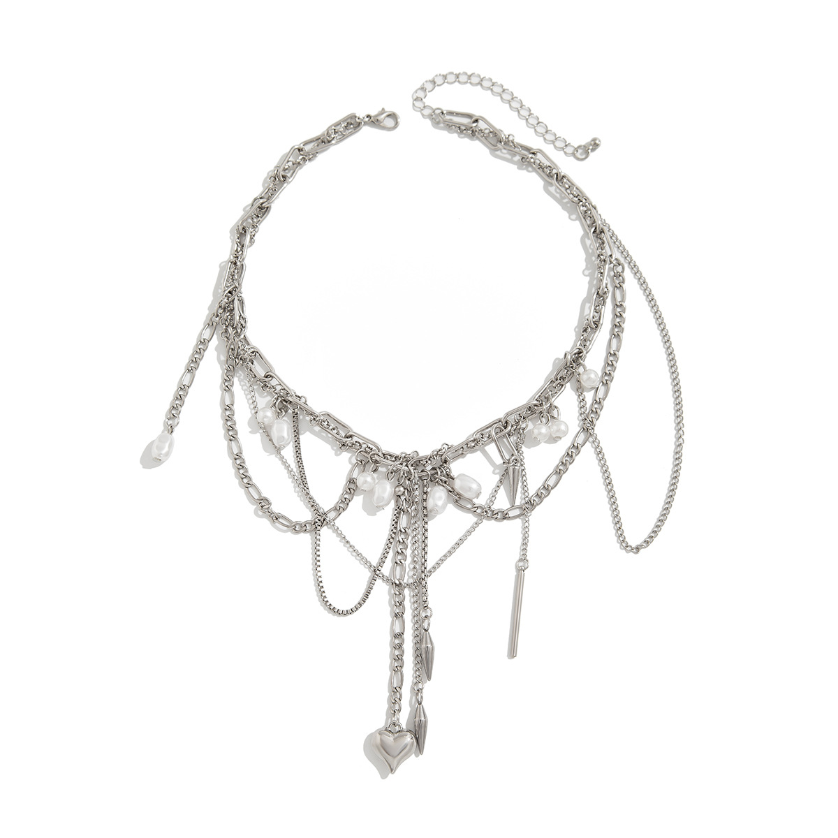 สร้อยคอไข่มุกเทียมวินเทจทรงไม่ - Pearl Choker Necklace Vintage บทวิจารณ์และราคา