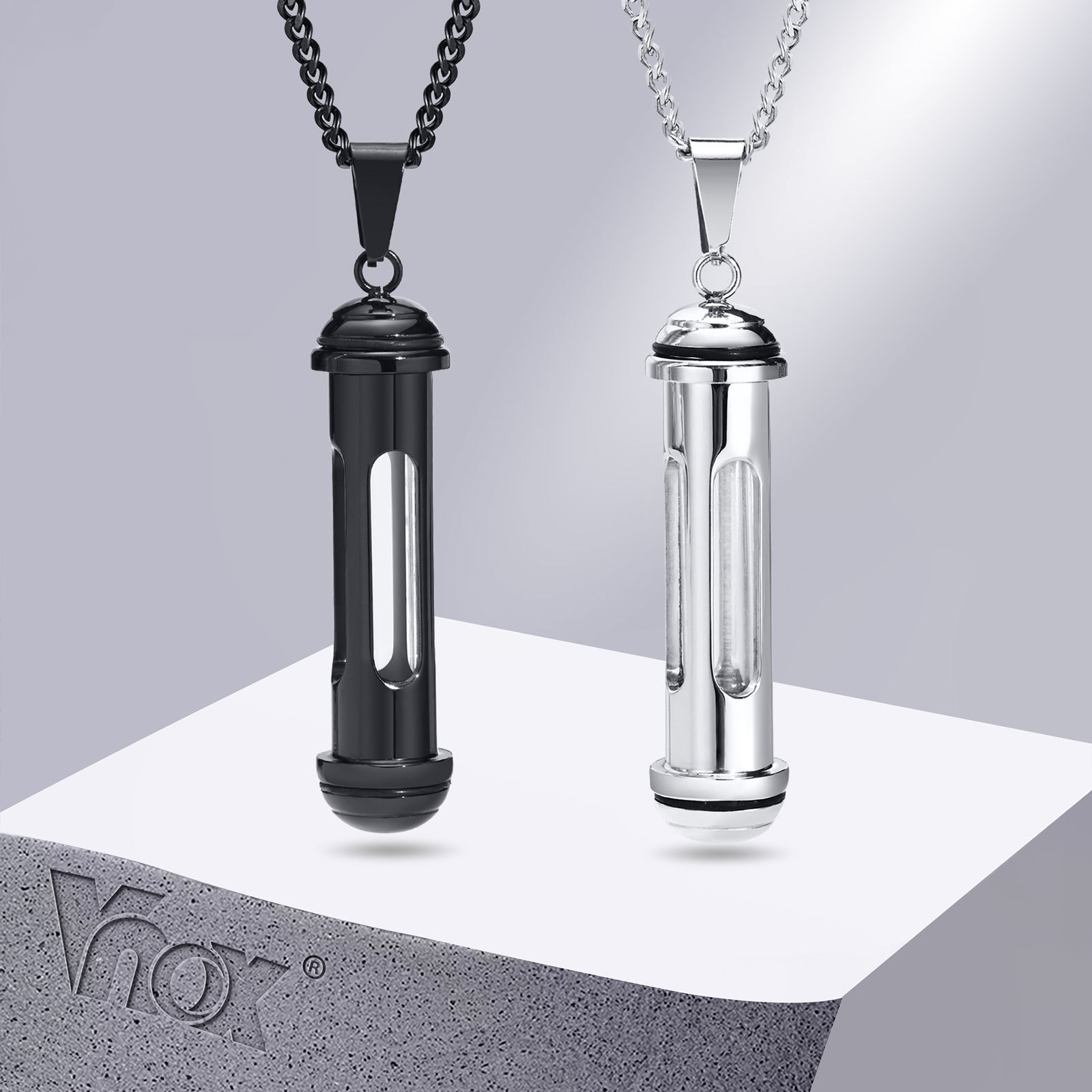 Vnox สแตนเลสสตีลสร้อยคอ,สีดำ S - Cuban Link Chain 12Mm บทวิจารณ์และราคา