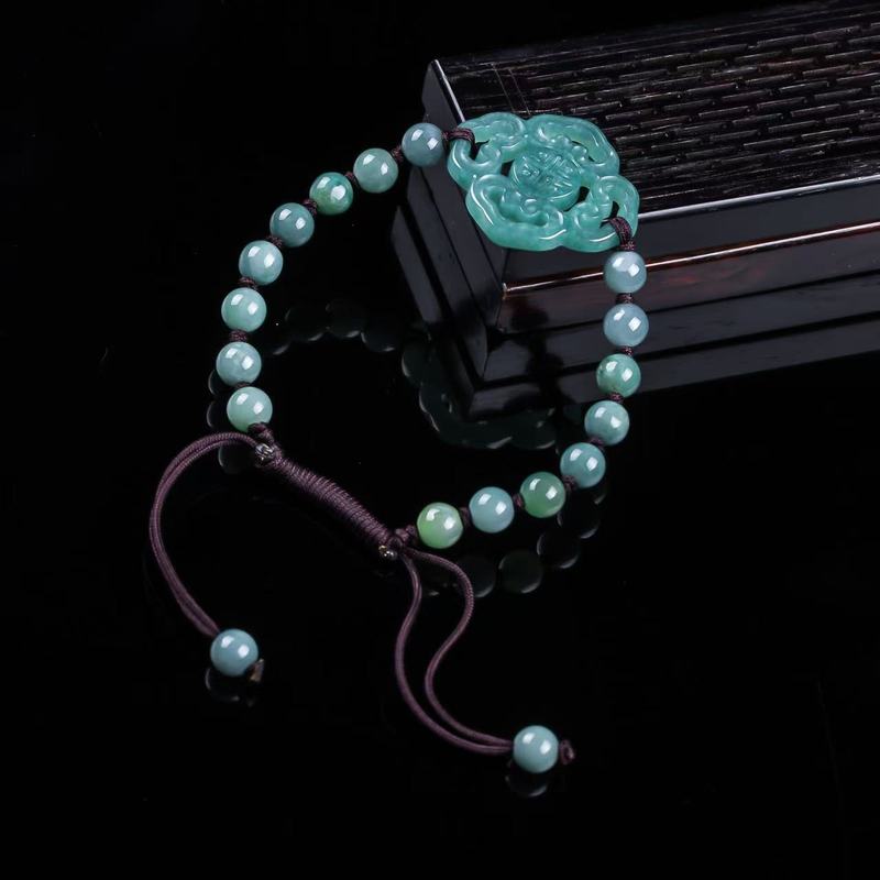 กำไลหยกแท้เกรด A ดีไซน์ดั้งเดิ - Bracelets บทวิจารณ์และราคา