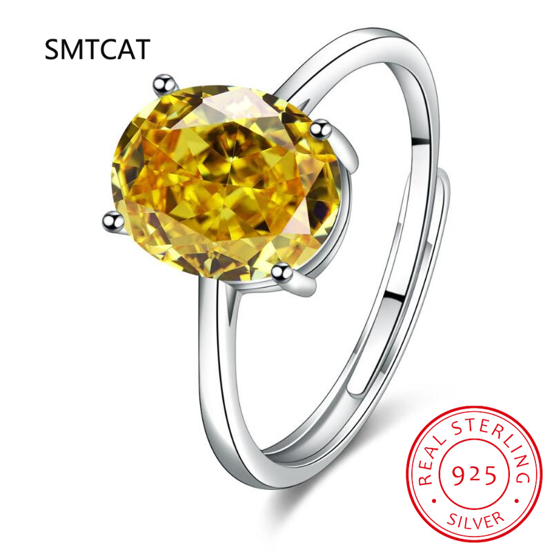 แหวนหมั้นเพชรโมอิสซาไนต์ทรงรี  - Moissanite Engagement Ring 1 Carat บทวิจารณ์และราคา