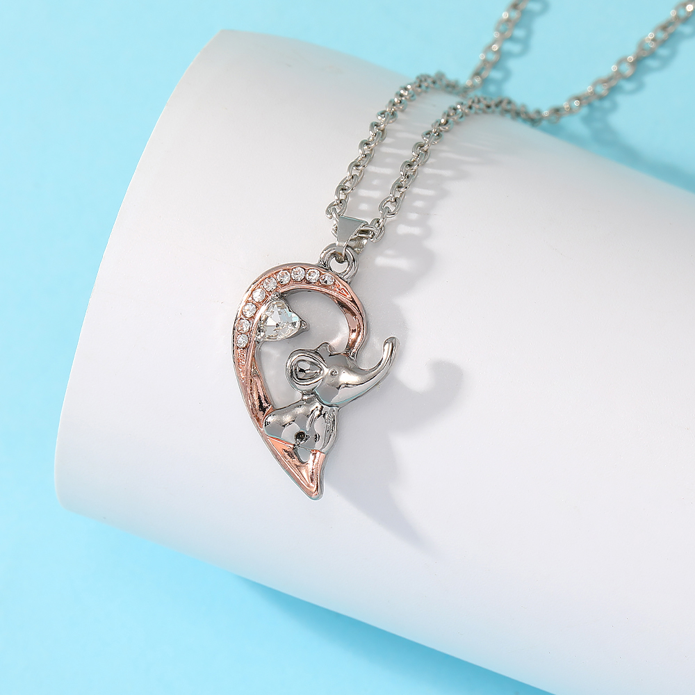 สร้อยคอคู่รูปหัวใจแม่เหล็ก 2 ช - Magnetic Couple Matching Necklaces บทวิจารณ์และราคา