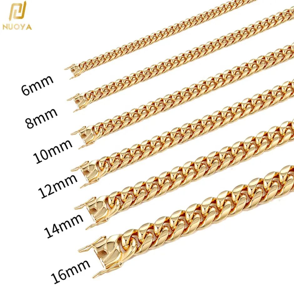 6 มม./8 มม./10 มม./12 มม.Hip-H - Cuban Link Chain 12Mm บทวิจารณ์และราคา