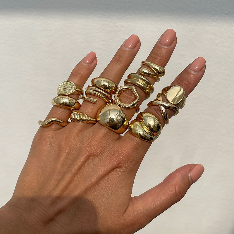 แฟชั่น Vintage แหวนโลหะสําหรับ - Vintage Punk Knuckle Rings Set บทวิจารณ์และราคา