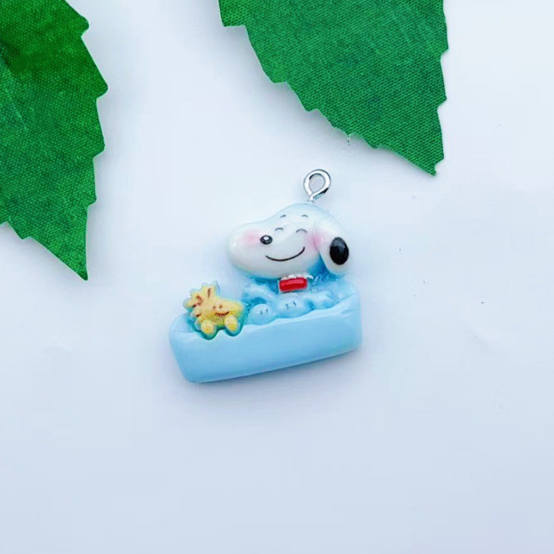 จี้รูปสุนัขการ์ตูนเรซิ่น 12 ชิ - Earrings บทวิจารณ์และราคา