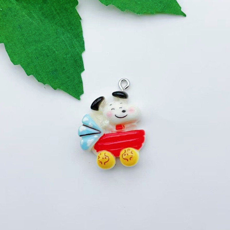 จี้รูปสุนัขการ์ตูนเรซิ่น 12 ชิ - Earrings บทวิจารณ์และราคา