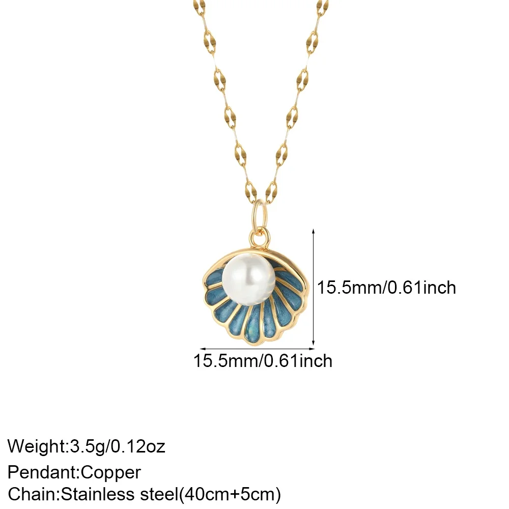 น่ารัก Sea Star Shell Diy สร้อ - Cross Pendant Necklace Gold บทวิจารณ์และราคา