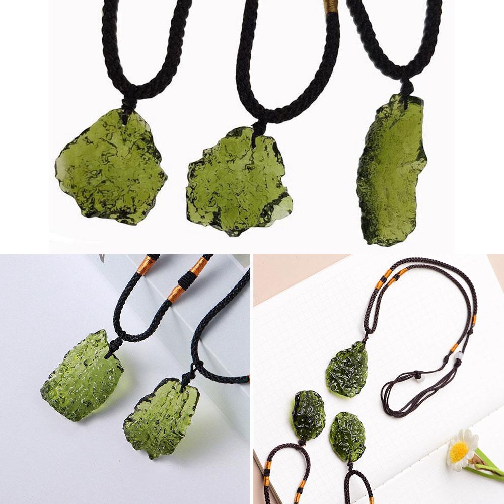 ธรรมชาติที่ไม่ซ้ํากันคริสตัลคว - Crystal Pendant Necklace Natural Stone บทวิจารณ์และราคา