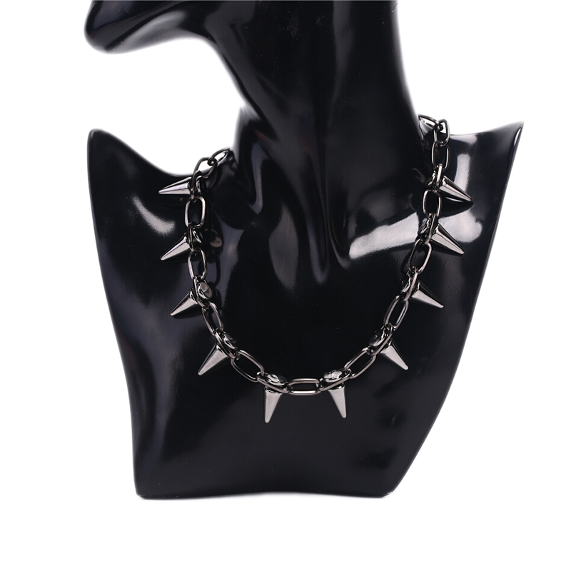 ใหม่โชคเกอร์ Punk Goth แฮนด์เม - Goth Punk Spike Choker บทวิจารณ์และราคา