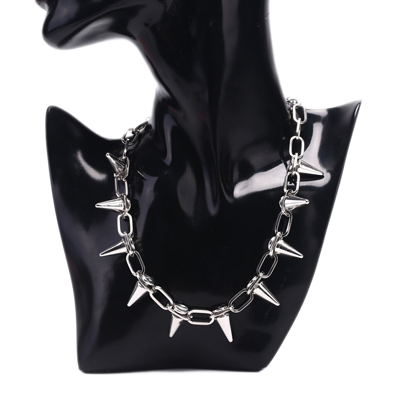 ใหม่โชคเกอร์ Punk Goth แฮนด์เม - Goth Punk Spike Choker บทวิจารณ์และราคา