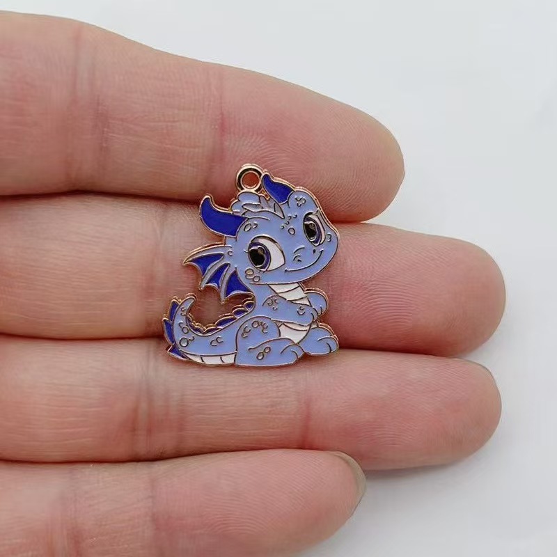 จี้ห้อยรูปมังกรน้อยแบบ DIY ลาย - Earrings บทวิจารณ์และราคา