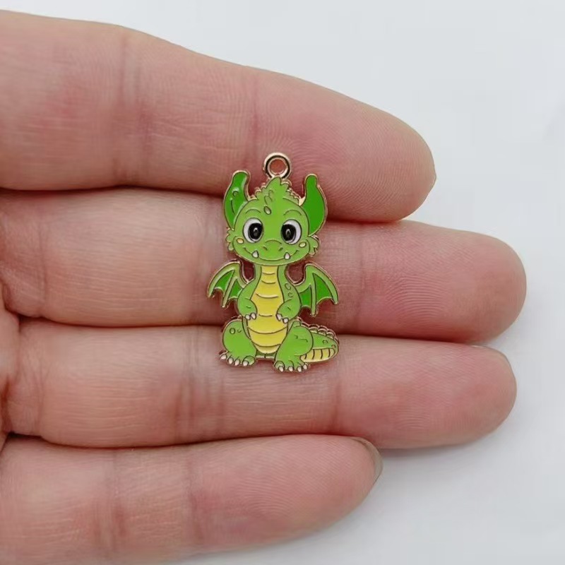 จี้ห้อยรูปมังกรน้อยแบบ DIY ลาย - Earrings บทวิจารณ์และราคา