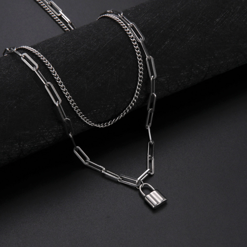 Unift สร้อยคอพร้อมจี้กุญแจสายย - Layered Pendant Necklace Aesthetic บทวิจารณ์และราคา