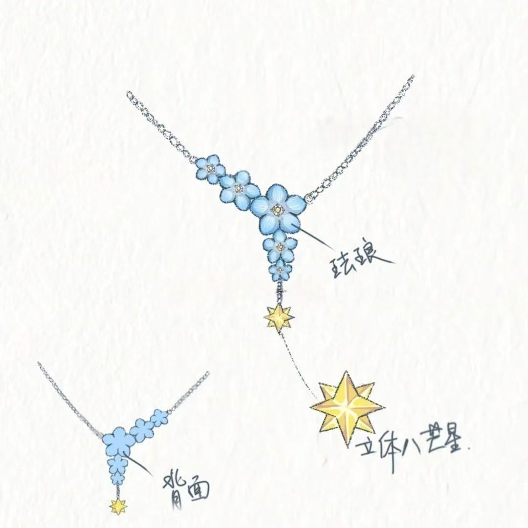 สร้อยคอจี้ Love and Deepspace  - Anime Pendant Necklace บทวิจารณ์และราคา