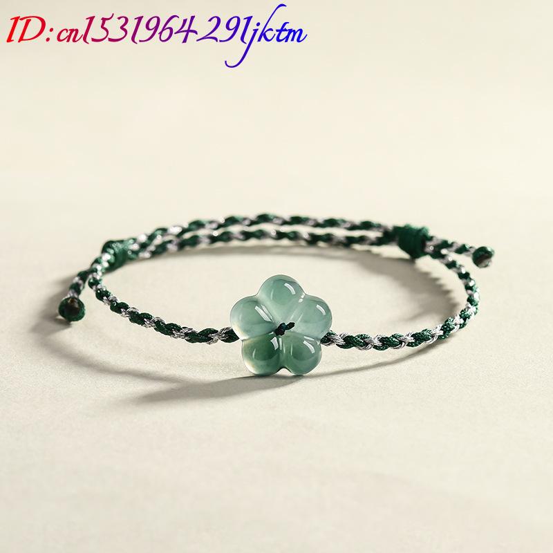 หยกพม่าสร้อยข้อมือหยกธรรมชาติเ - Bracelets บทวิจารณ์และราคา