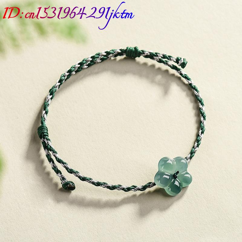หยกพม่าสร้อยข้อมือหยกธรรมชาติเ - Bracelets บทวิจารณ์และราคา