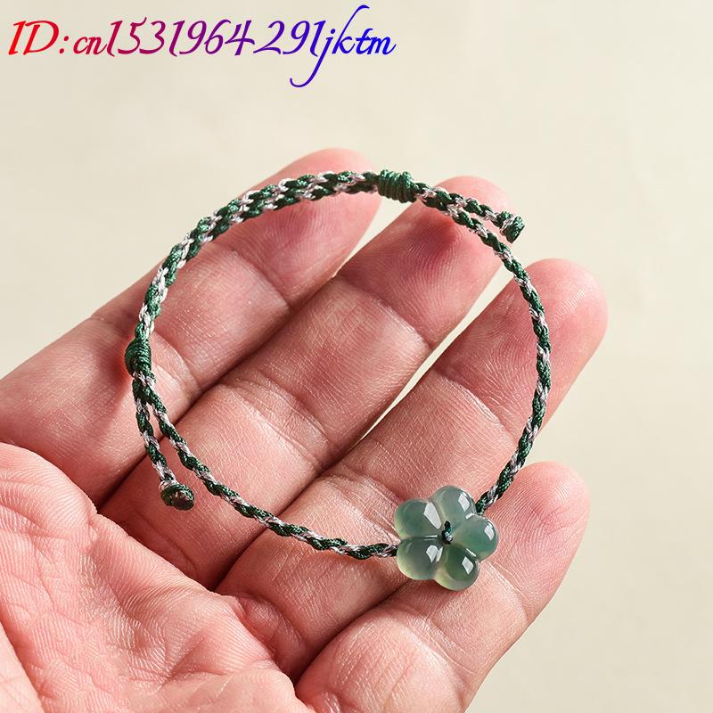 หยกพม่าสร้อยข้อมือหยกธรรมชาติเ - Bracelets บทวิจารณ์และราคา