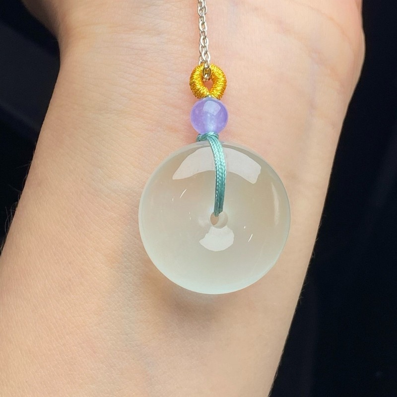 จี้หยกสีเขียวเข้มลายพิเศษ, หัว - Necklaces บทวิจารณ์และราคา