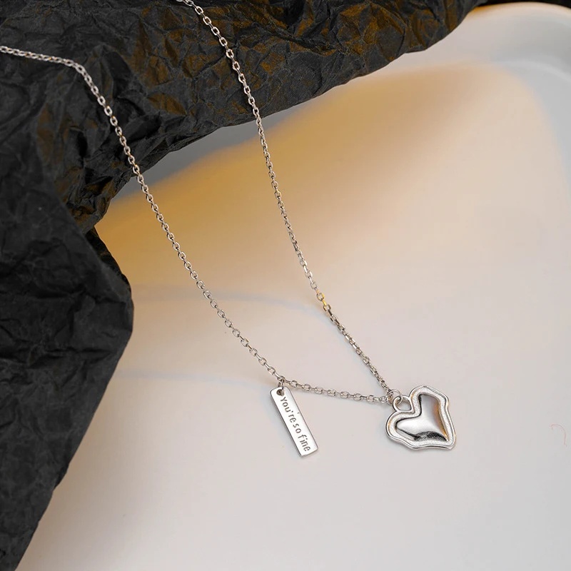 สร้อยคอเสน่ห์ขายดี ดีไซน์ขอบหย - Layered Pendant Necklace Aesthetic บทวิจารณ์และราคา