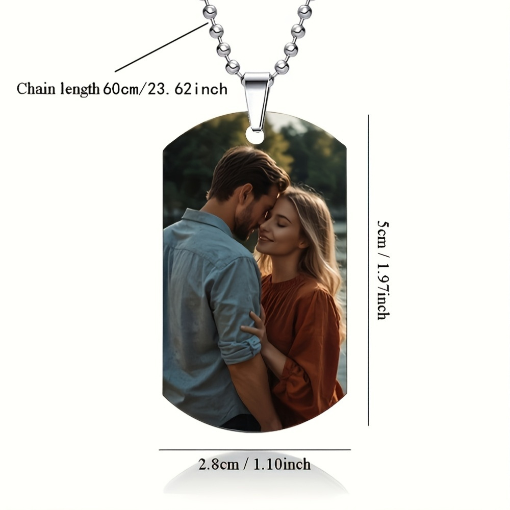 สร้อยคอจี้ผู้ชายแบบกำหนดเองได้ - Custom Name Necklace Stainless Steel บทวิจารณ์และราคา