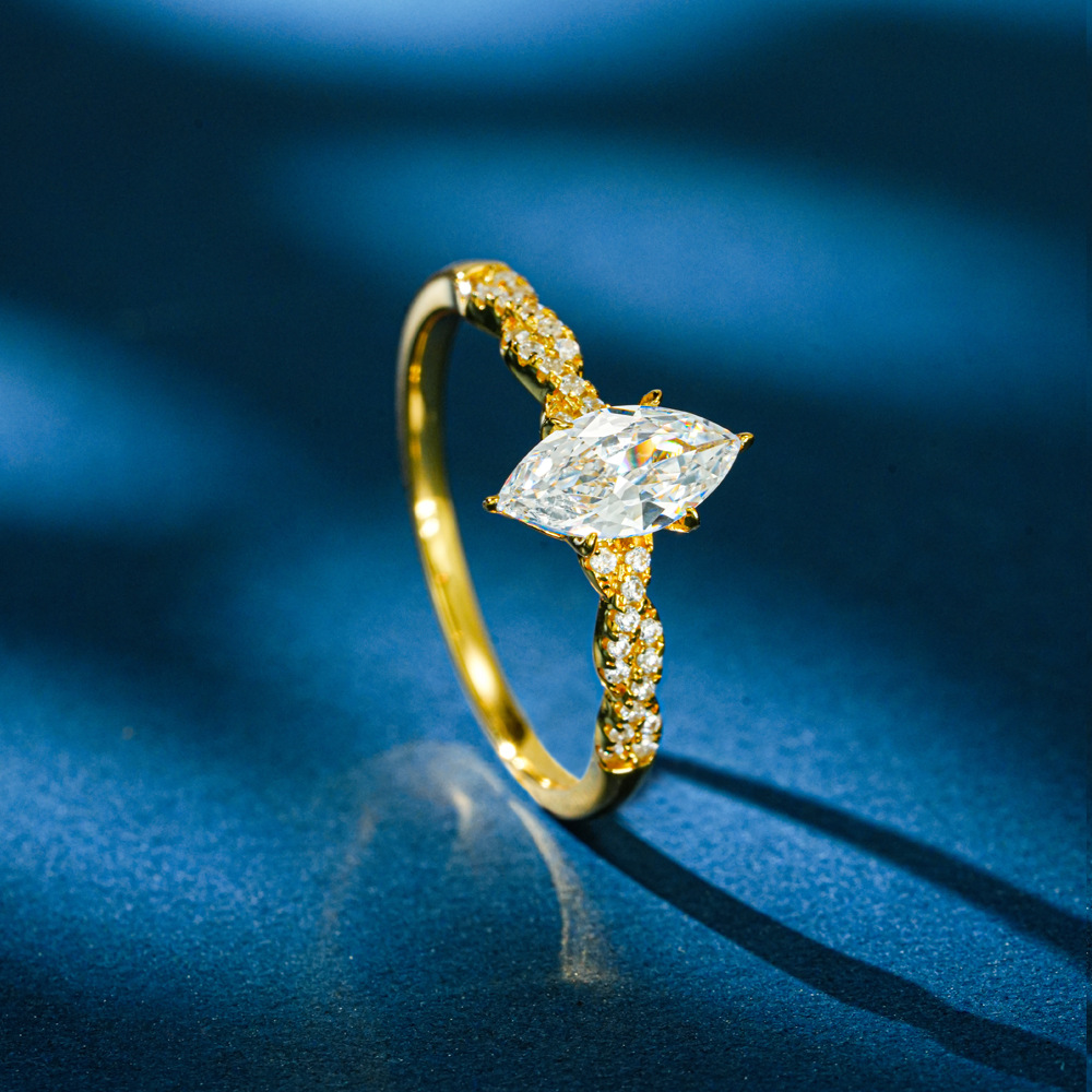 แหวนหมั้น Lumira ทองคำ 18K แท้ - Moissanite Engagement Ring 1 Carat บทวิจารณ์และราคา