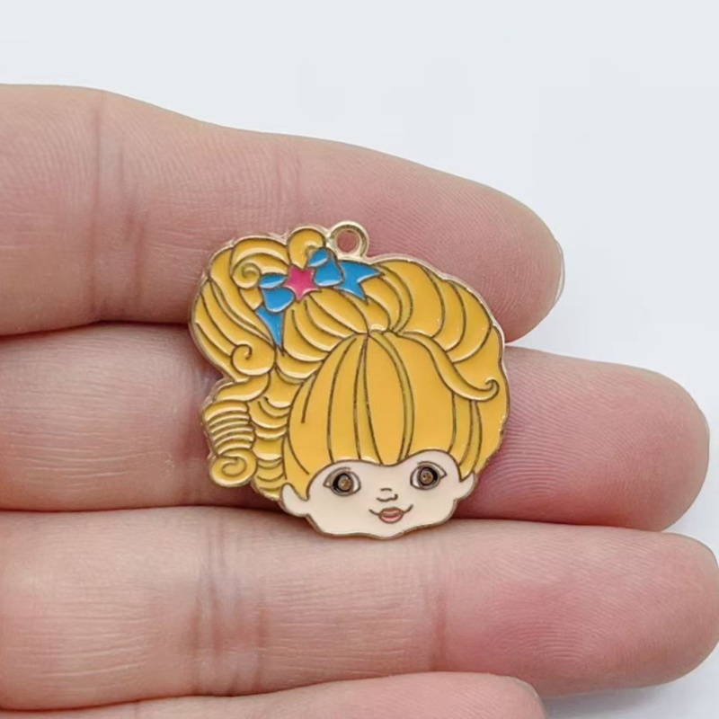10 ชิ้น จี้โลหะเคลือบลายสตรอว์ - Earrings บทวิจารณ์และราคา