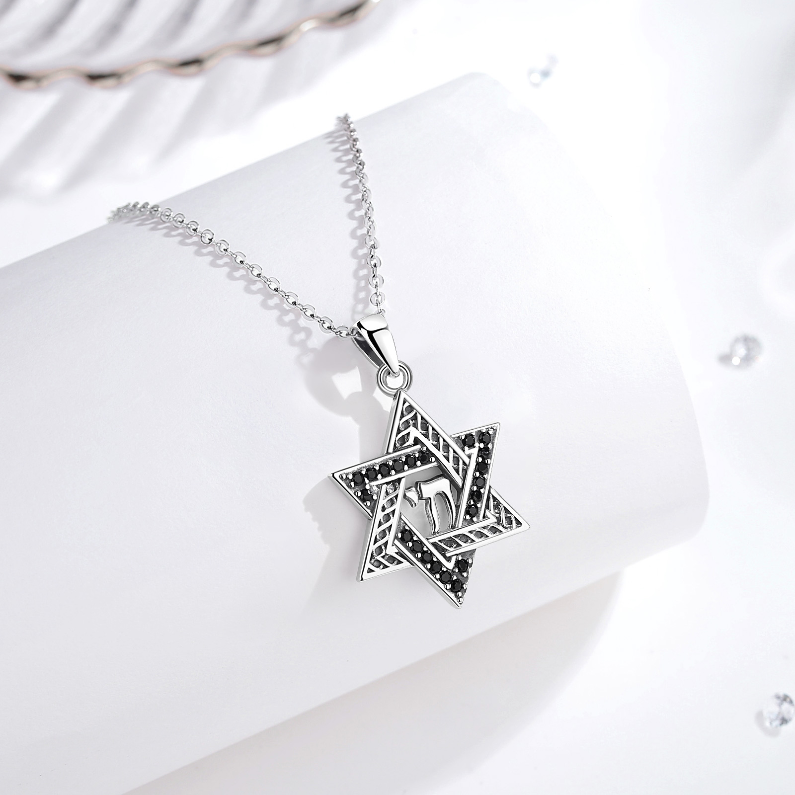 Eudora 925จี้ดาวสีเงินสเตอร์ลิ - 925 Sterling Silver Chain Necklace Men บทวิจารณ์และราคา